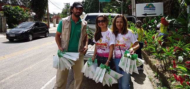 Ações de Educação Ambiental no Festival